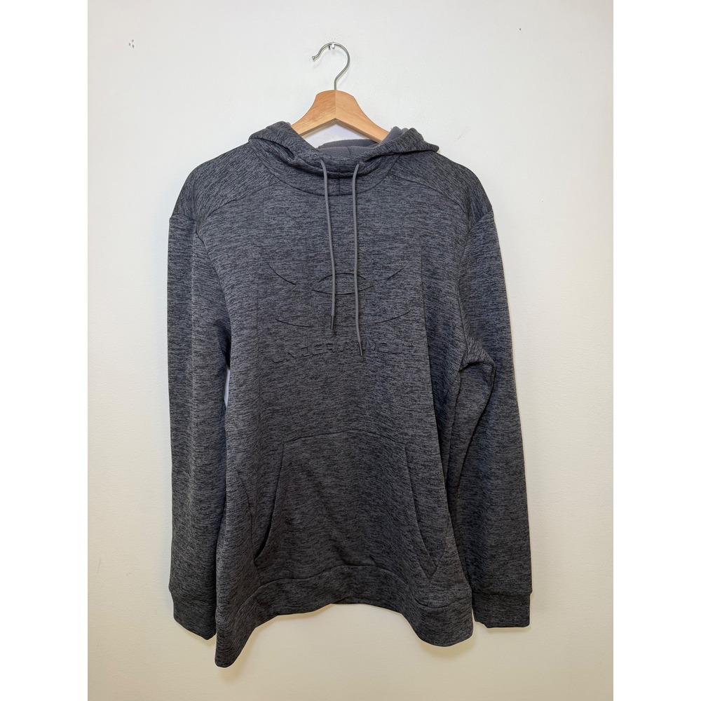 Under Armour Fleece Twist Emboss Hoodie – Grey – Men's Medium – NWT